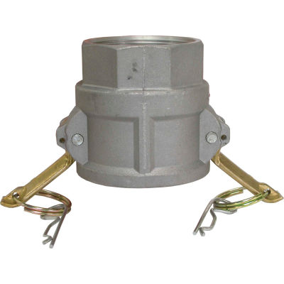 1-1/2" Aluminum Camlock Fitting - Female Coupler x FPT Thread