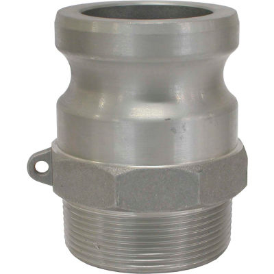 1" Aluminum Camlock Fitting - Male Coupler x MPT Thread