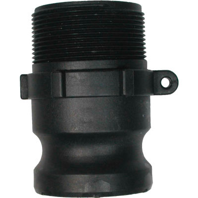 2" Polypropylene Camlock Fitting - Male Coupler x MPT Thread