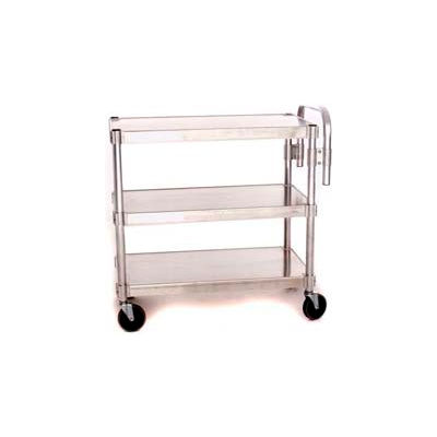 Prairie View AUC2048-3, Utility Cart, 3-Shelf, 20"W x 36"H x 48"D, Aluminum