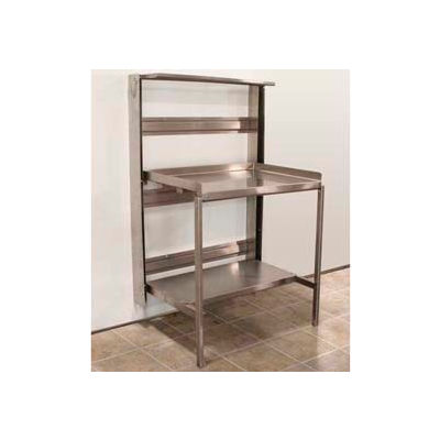 Prairie View RTW246036, Stainless Steel Retractable Prep Station, 36"W x 60"H x 24"D