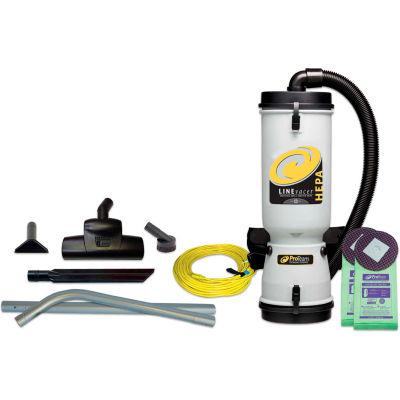 ProTeam® LineVacer HEPA Backpack Vacuum w/Friction Fit Wand Tool Kit