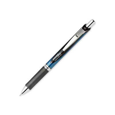 Pentel® EnerGel Retractable Gel Pen, Refillable, Needle Tip, 0.5mm, Black Ink