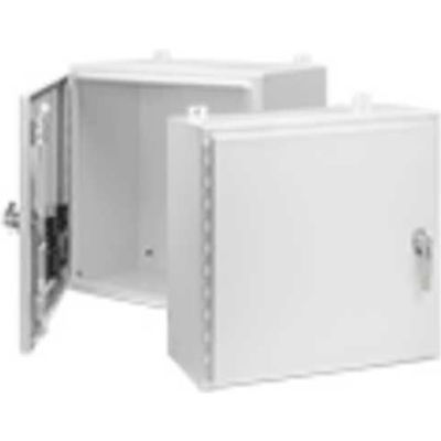 Hoffman A24H2408SSLP3PTW, Painted White W/3-Point Ltch, Type 4X, 24.00x24.00x8.00in, Ss