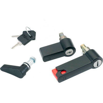 Hoffman CWHK, Handle, Key lock, Fits Doors, Cast/Black