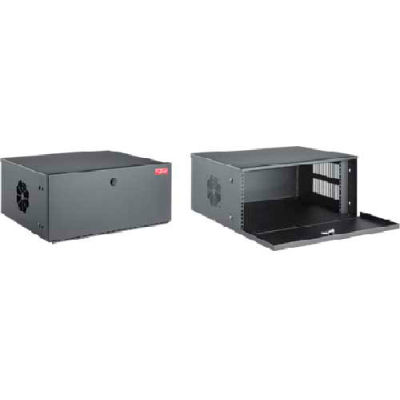 Hoffman DVR6U DVR Cab 12.99x21.65x18.35in, 6RU Blk, Steel/Black