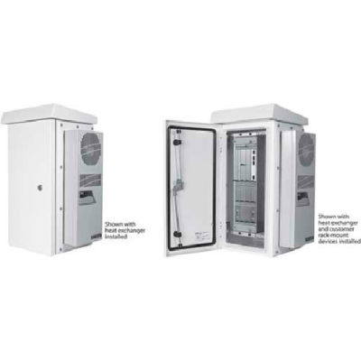 Hoffman EGVM2 COMLINE™ Vertical Mount Cab, 23.23x12.68x0.35in, Use With T15 AC Unit
