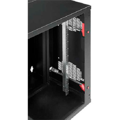 Hoffman EWMR24T AccessPlus Rack Angle, 24 in Tapped Plt, Steel/Zink