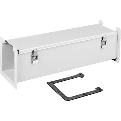 Hoffman F44LSAG, Seal Plate, 90 Deg, 4.00x4.00, Steel/Zinc
