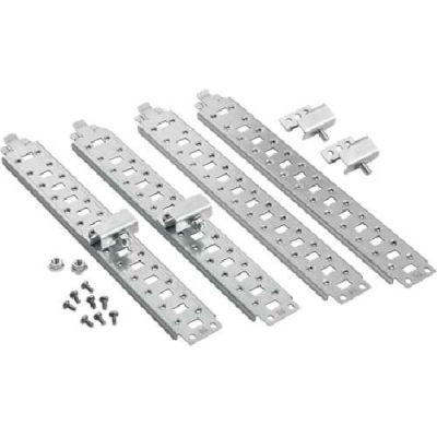 Hoffman G50SMR225 Side Mount Acc Rail 225mm depth, Galvanized
