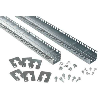 Hoffman PRA2318TP Rack Angles,23 in.Tapped, Fits 1800mm, Steel/zinc