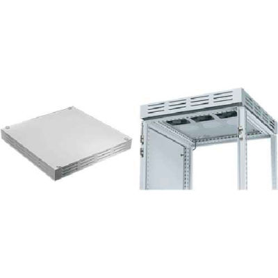 Hoffman PVT3F1 3 Fan Kit For Vent Top/ 115v, Fits Vented Tops, Steel/LtGray