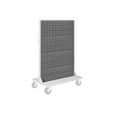 Global Industrial™ Louvered Panel For Portable Bin Cart, 35-1/2"W x 52-1/2"H, Gray