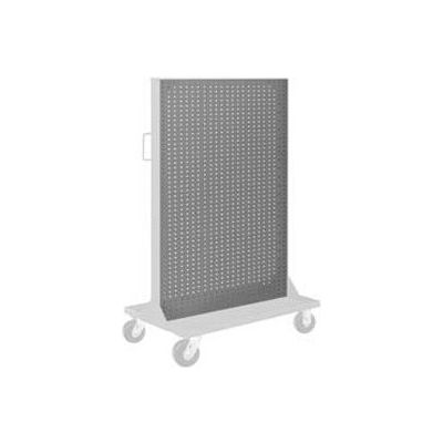 Global Industrial Pegboard Panel For Portable Bin Cart, 36"W x 61"H, Gray