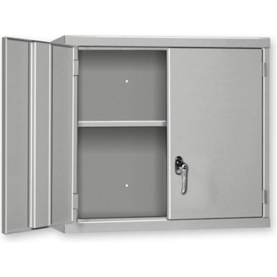Pucel Wall Cabinet WC-4827 - 48"W x 14"D x 27"H, Black