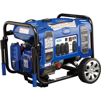 Ford FG7750PE, 6250 Watts, Portable Generator, Gasoline, Electric/Recoil Start, 120/240V