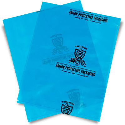 Armor Poly® VCI Bags 12"W x 18"L 4 Mil Blue 500 Pack