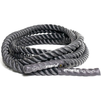 Power Systems Power Training Rope 30 ft. x 1.5" Diameter - Black