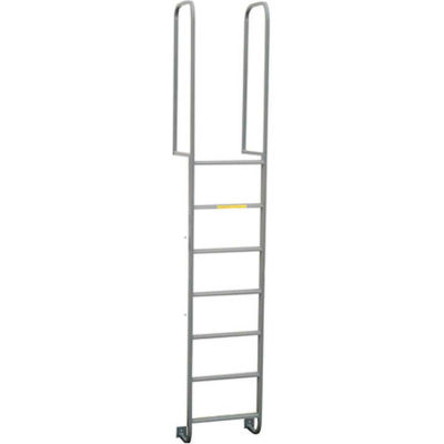 Ladders | Fixed Access Ladders | P.W. Platforms 9 Step Steel Dock ...