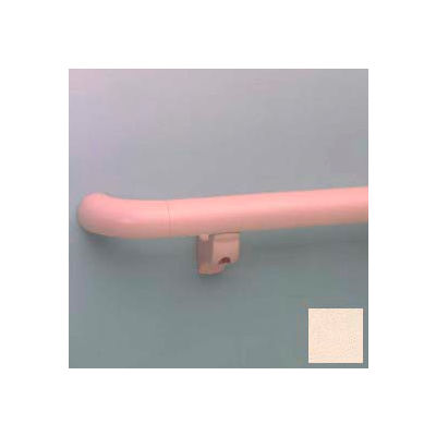 Round Handrail, 1-1/2" Grip, Aluminum Retainer, 12' Long, Wheat