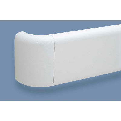 Pawling® BR-500P-12-3 PETG Crash Rail-Type Handrail, 12' x 1-1/2" x 1-1/2" x 5-1/2"