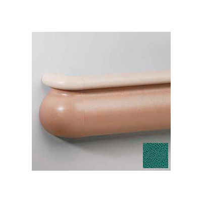 Crescent Series Vinyl Handrail/Crashrail Combination, 5-1/2" High, 12' Long, Grotto