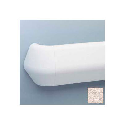 Flex-Action Triangular Handrail/Wall Guard, 5 3/8" Face, Aluminum Retainer, 12' Long, Beige Desert