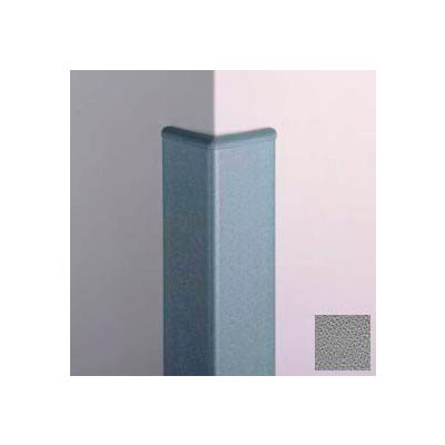 Surface Mounted Corner Guard 90°, 3'' Wings, 12'H W/Caps, Gray