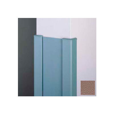 Surface Mounted End Wall 90° Corners, 2'' Wings, 12' Height W/Caps. 6" W, Café Au Lait