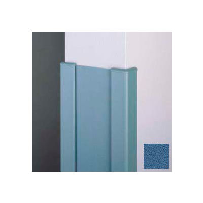 Surface Mounted End Wall 90° Corners, 2'' Wings, 4'H W/Caps, 6"W, BL Bird, Aluminum