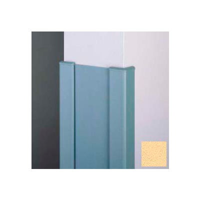 Surface Mounted End Wall 90° Corners, 2'' Wings, 4'H W/Caps, 6"W, Saffron , Aluminum