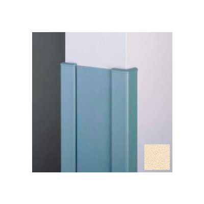 Surface Mounted End Wall 90° Corners, 2'' Wings, 8' Height W/Caps. 6" W, Ivory
