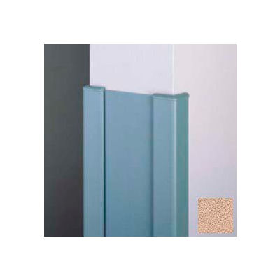 Surface Mounted End Wall 90° Corners, 2'' Wings, 12'H W/Caps, 6"W, Caisson, Recycled Vinyl