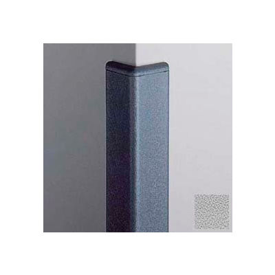 Surface Mounted Corner Guard 90°, 2'' Wings, 4'H W/Caps, Pearl Gray