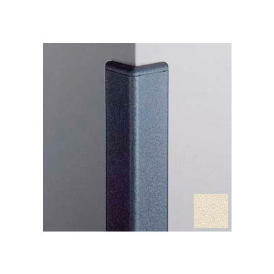 Surface Mounted Corner Guard 90°, 2'' Wings, 4'H W/Caps, Eggshell