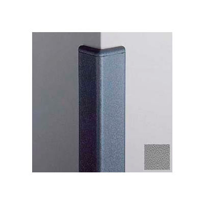 Surface Mounted Corner Guard 90°, 2'' Wings, 4'H W/Caps, Gray