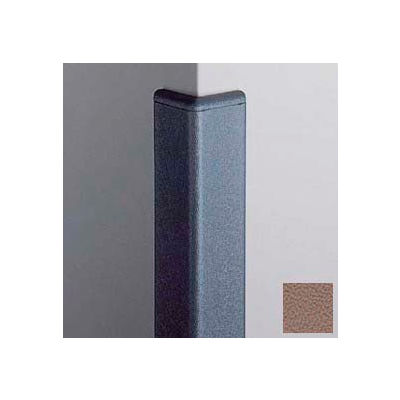 Surface Mounted Corner Guard 90°, 2'' Wings, 8' Height W/Caps, Café Au Lait