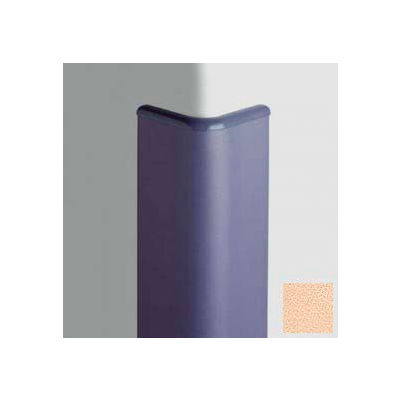Surface Mounted Corner Guard Bullnose 90°, 3'' Wings, 4'H W/Caps, Cappuccino