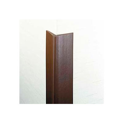Flexible Vinyl Corner Guard, 1-3/4" Wings, 1/4" Radius, 4'H, Polar WH, Heavy Duty Flexible Vinyl