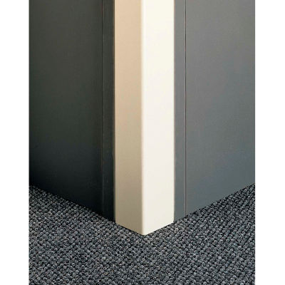 Pawling® CGP-7-10-210 Flush-Mounted PETG Corner Guards, 3" Wing x 10', 90°
