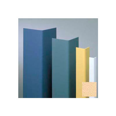 Vinyl Surface Mounted Corner Guard, 90° Corner, 1-1/2" Wings, 12' Height, Silkworm, Undrilled