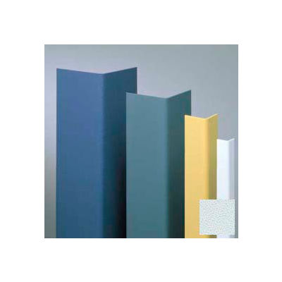 Vinyl Surface Mounted Corner Guard, 135° Corner, 1-1/2" Wings, 12'H, BL Ice, Undrilled