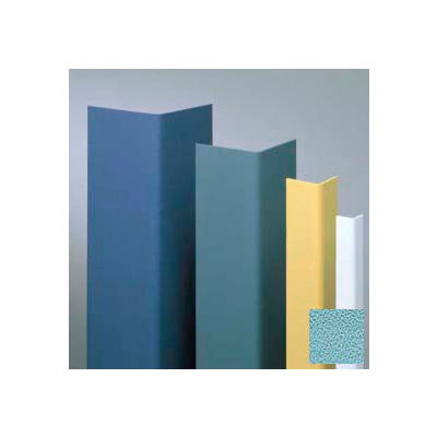 Vinyl Surface Mounted Corner Guard, 90° Corner, 3/4" Wings, 12' Height, Stormy BL, Vinyl