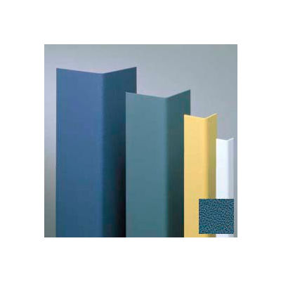Vinyl Surface Mounted Corner Guard, 90° Corner, 3/4" Wings, 8'H, Alexis BL, Vinyl