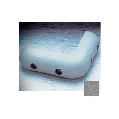 Molded Corner Bumper, 4-1/4" Wing, Gray
