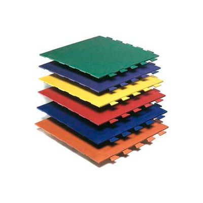Pawling's Pro-Tek® Hid-N-Lok® II Interlocking Mat Tile, 3/8" Thick, 24"L x 24"W, Taupe