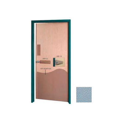 Kick Plate Made From .060" Pvc Sheet, 12" X 48", Blue Fog - Pkg Qty 4