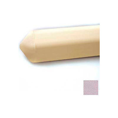 Wall Guard, Triangular W/Aluminum Retainer, 4-1/8"H x 12'L, Lavender Heather