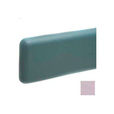Wall Guard W/Rounded Top & Bottom Edges, Aluminum Retainer, 6"H x 12'L, Lavender Heather