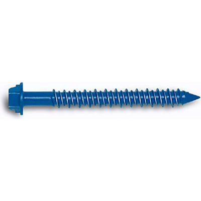 Dewalt eng. by Powers 2712SD-PWR-Self-Tapping Concrete Screw, Hex Washer Head, 3/16" x 4" - 400 Pk